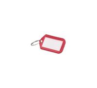 THIRARD Lot de 5 portes-étiquettes, rouge, 49.5x29 mm, Equipement, Accessoires de cylindre, Porte-clés, en Plastique, Forme Rectangulaire, Garantie de 2 ans