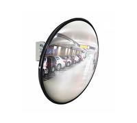 THIRARD Miroir de Circulation Convexe 300 mm - Intérieur et Extérieur | Vision panoramique grand angle, ABS résistant aux intempéries, fixation rapide, sécurité des accès