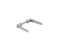 THIRARD Paire de Béquilles Alsace pour Porte, Carré 8 mm, 2 Portées, Finition Argent, Design Élégant, Confort d'utilisation, Matériau Résistant, Installation Facile