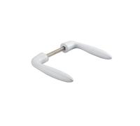 THIRARD - Paire de béquilles Beluga pour porte, carré 7mm, 1 portée, blanc - THIRARD