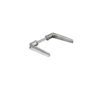 THIRARD - Paire de Béquilles pour Porte - Carré 7 mm - Usage Porte - Compatibilité Serrure à Appliquer Horizontale - Type Béquilles - Finition Zingué - 1 Portée - Gris