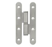 THIRARD - Paumelle de Paris porte d'entrée / d'intérieur, 110x55x2.5mm, inox, droite - THIRARD