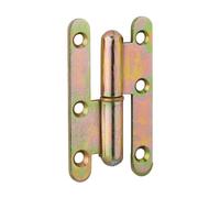 THIRARD - Paumelle de Paris porte d'entrée / d'intérieur, 80x45mm, acier, gauche - THIRARD