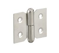 THIRARD - Paumelle de porte de meuble / porte légère, 30x40mm, acier, droite - THIRARD