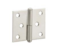 THIRARD - Paumelle de porte de meuble / porte légère, 40x50mm, acier, gauche - THIRARD