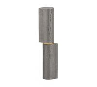 THIRARD - Paumelle de porte d'entrée / d'intérieur à souder, acier, H.60mm, bague laiton - THIRARD