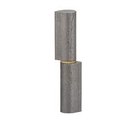 THIRARD - Paumelle de porte d'entrée/d'intérieur à souder, acier, H.60mm, bague laiton