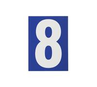THIRARD - Plaque Bleue Chiffre 8-65X90Mm