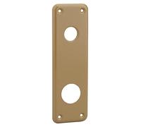 THIRARD Plaque pour Poignée à Cylindre Acier Ø23 mm pour Porte d'Entrée | Pour Porte d'entrée, Finition Vernie, Bronze, Garantie 2 ans