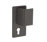 THIRARD - Poignée Beluga pour porte palière, droite, marron