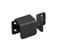 THIRARD - Porte-Cadenas Renforcé à Recouvrement - Pour Portes Coulissantes - Acier Cémenté - Protection Efficace Contre les Effractions - Système de Fermeture Fiable - Noir