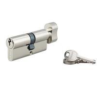 THIRARD - Cylindre de serrure à bouton SA, 30Bx35mm, anti-arrachement, nickel, 3 clés