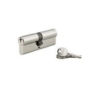 THIRARD, SA, Cylindre de serrure double entrée, 40 x 45 mm, Nickel, 3 clés