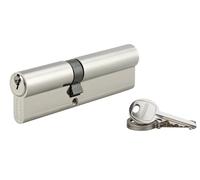 THIRARD, SA, Cylindre de serrure double entrée, 45 x 60 mm, Nickel, 3 clés | Protection anti-arrachement, finition nickelée, mécanisme à goupilles, compatible portes intérieures et extérieures