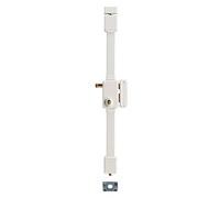 THIRARD Serrure 3 Points en Applique à Tirage, Droite, Blanc, Carré 7 mm | Modèle Beluga, Pour Porte d'Entrée, Axe 45 mm, 4 Clés, Transit 2 Ø23 mm, Entraxe 110 mm, 75x130 mm, Acier, Finition Verni