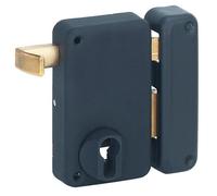 THIRARD - Serrure applique verticale cylindre profilé à tirage 75x130mm droite - 9813