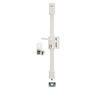 THIRARD - Serrure en Applique Beluga A2P* à Fouillot pour Entrée Droite - 3 Points - Cylindre Transit2 30 x 65 mm - Axe 45 mm - Pour Porte 45 mm Max - Coffre 75 x 130 mm - Blanc - 4 Clés Incluses