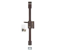 THIRARD - Serrure en Applique Beluga A2P* à Fouillot pour Entrée Droite - 3 Points - Porte de 1,65 à 2,25 m - Cylindre Transit2 30 x 65 mm - Porte 45 mm - Marron - 4 Clés Incluses