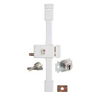 THIRARD - Serrure en Applique Horga A2P* à Tirage pour Entrée Gauche - 3 Points - Cylindre Transit2 30 x 65 mm - Axe 70 mm - Pour Porte 45 mm Max - Coffre Cambré 88 x 140 mm - Marron - 4 Clés Incluses