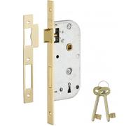 THIRARD - Serrure encastrable à clé pour porte de chambre, axe 40mm, bouts carrés, 1 clés - THIRARD