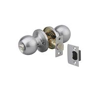 THIRARD Serrure Horizontale en Applique à Condamnation pour Porte d'Entrée | Axe Réglable, 3 Clés, Tubulaire, Réversible Droite/Gauche, Acier, Finition Mat, Garantie 5 Ans