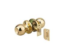 THIRARD Serrure Horizontale Tubulaire en Applique, Axe Réglable, Doré | Pour Porte Intérieure, Réversible Droite/Gauche, 1 Point de Fermeture, Acier, Finition Poli, Garantie 5 Ans