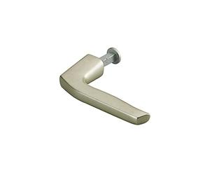 THIRARD Targa Béquille de Porte Zamak Carré 7 mm Or | Garantie 2 ans, compatible serrure standard