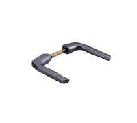 THIRARD Targa Paire de Béquilles de Porte Zamak Carré 7 mm 1 Portée Gris | Garantie 10 ans