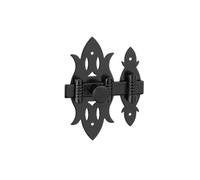THIRARD Targette Acier Mat RUSTIQUE | targette de porte, acier, finition mat, meuble, noir, montage en applique, pose réversible
