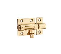 Targette pour Porte de Meuble, Laiton, Pêne Ø 8 mm, 35x30 mm, Finition Dorée, Sécurité Optimale, Installation Facile, Design Élégant, Accessoire de Qualité, THIRARD