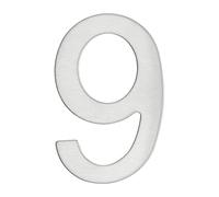 THIRARD - Chiffre 9 adhésif, inox, H.76mm
