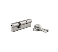THIRARD - Cylindre de serrure double entrée Trafic 6, 30x70mm, nickel, anti-arrachement, anti-perçage, 5 clés - THIRARD
