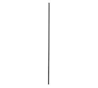 THIRARD - Tringle pour Crémone - 1.15m - Acier - Fenêtre - Kit Complet avec Accessoires - Installation Facile - Sécurisation et Esthétique - 16 x 5 mm - Noir