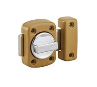 THIRARD - Verrou à Bouton Alouette - Coffre Alliage Moulé - Pêne Acier Nickelé - Bouton ABS - 30 mm - Finition Époxy Bronze - Sécurité pour Porte Intérieure