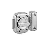 THIRARD - Verrou à bouton Alouette pour porte intérieure, 30mm, acier, chromé brillant