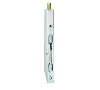 THIRARD - Verrou à Onglet à Bascule pour Fenêtre - Pêne Rond Coulissant - Acier Zingué - Hauteur 160 mm - Sécurité Portes et Fenêtres - Protection Intempéries - Gris