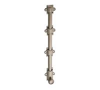 THIRARD Verrou à Plaquer pour Fenêtre, Coulisse 300 mm, Gris | Nickel Satiné, Corps Alliage, Pêne ½ Rond, Sécurité Domestique, Portes et Fenêtres Intérieures ou Doubles Portes.