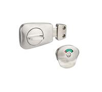 THIRARD - Verrou à voyant pour WC, pour porte de 40mm, inox brossé