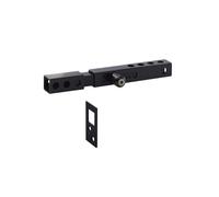 THIRARD - Verrou coulissant cadenassable pour portail acier noir - THIRARD
