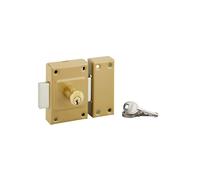 THIRARD - Verrou double entrée Concorde pour porte d'entrée, cylindre 45mm, acier, 3 clés, époxy bronze - THIRARD