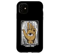 Third Eye I See You - Eye In The Palm Of Hand - Yoga drôle Coque pour iPhone 11