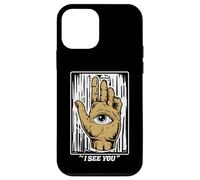 Third Eye I See You - Eye In The Palm Of Hand - Yoga drôle Coque pour iPhone 12 mini
