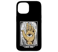 Third Eye I See You - Eye In The Palm Of Hand - Yoga drôle Coque pour iPhone 15