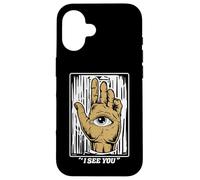 Third Eye I See You - Eye In The Palm Of Hand - Yoga drôle Coque pour iPhone 16