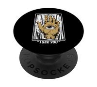 Third Eye I See You - Eye In The Palm Of Hand - Yoga drôle PopSockets PopGrip Adhésif