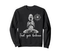 Third Eye Yoga Mandala Spiritualité Méditation Namaste Sweatshirt