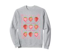 Third Grade is My Jam Strawberry 3rd Grade Teacher Coquette Sweatshirt