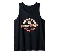 Third Grade Vibes Teacher Back To School Fleurs de 3e année Débardeur