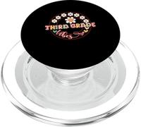 Third Grade Vibes Teacher Back To School Fleurs de 3e année PopSockets PopGrip pour MagSafe