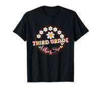 Third Grade Vibes Teacher Back To School Fleurs de 3e année T-Shirt